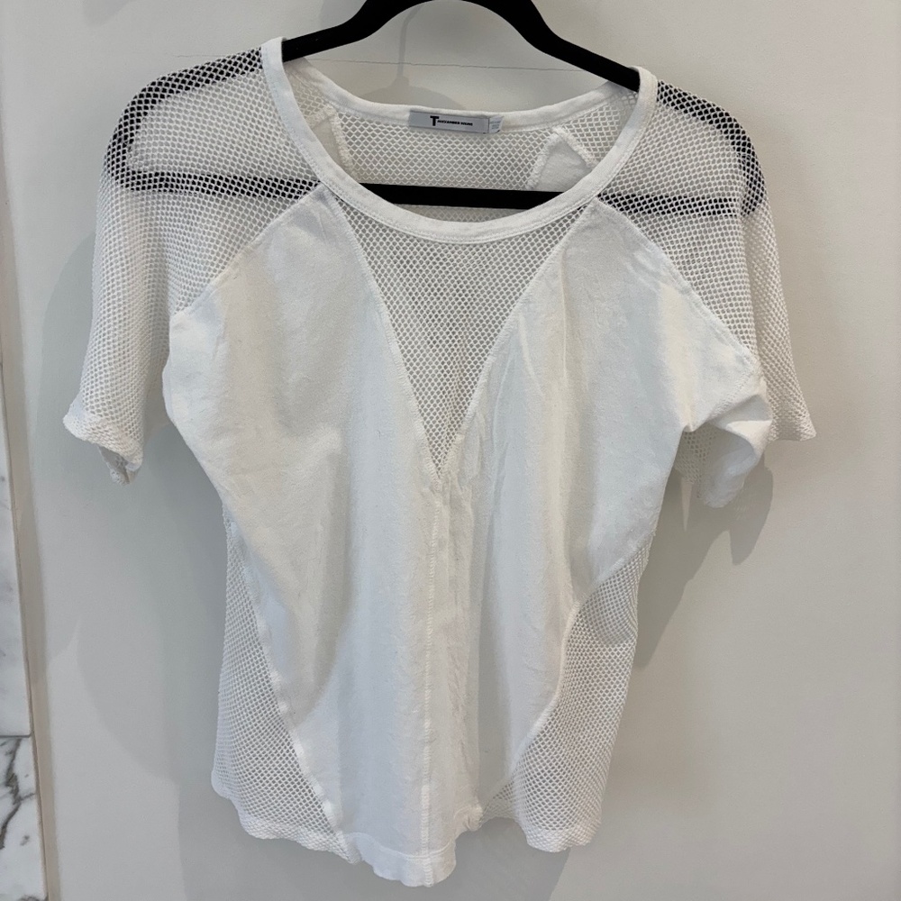 T by Alexander Wang Mesh T Shirt Size XS